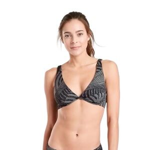 ATHLETA Plunge Bikini Top - Size 38 B/C   NWT!!